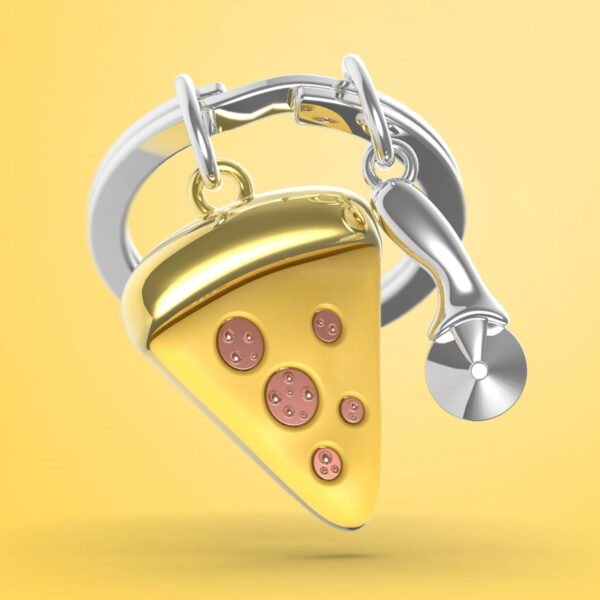 Pizza Keyring - Image 2