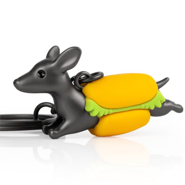 Hotdog Dachshund Keyring - Image 3
