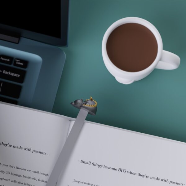 Grey & Gold Dragon Bookmark - Image 5