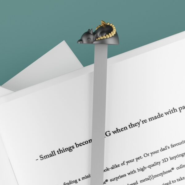 Grey & Gold Dragon Bookmark - Image 6
