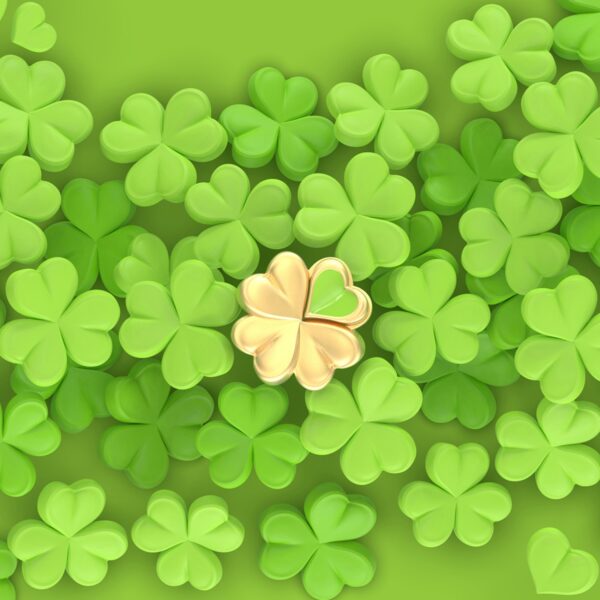 Lucky Clover Keyring - Image 3