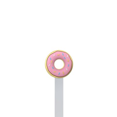 Pink Donut Bookmark