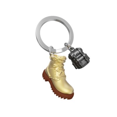 Hiking Boot & Backpack Keyring