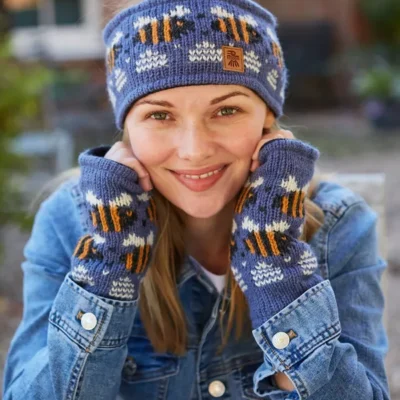 Beehive Headband Denim