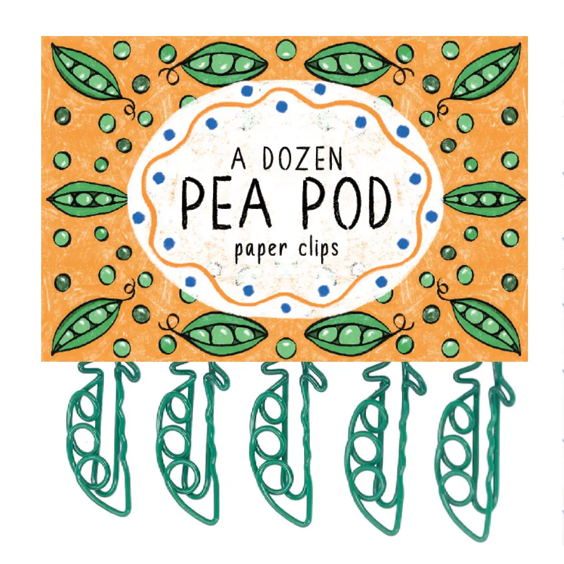 Pea Pod Paperclips
