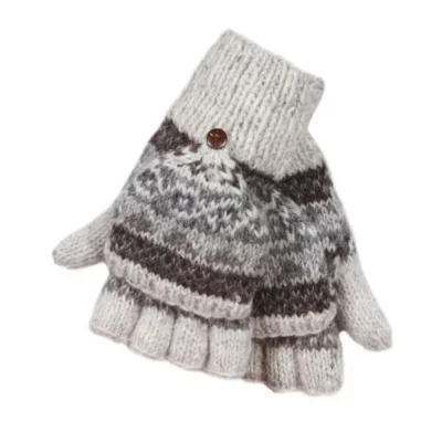 Classic Fairisle Glove/Mitts Natural