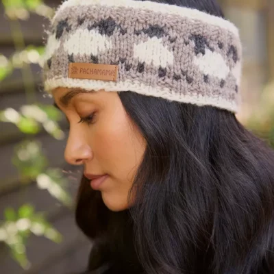 Merino Sheep Headband Mushroom