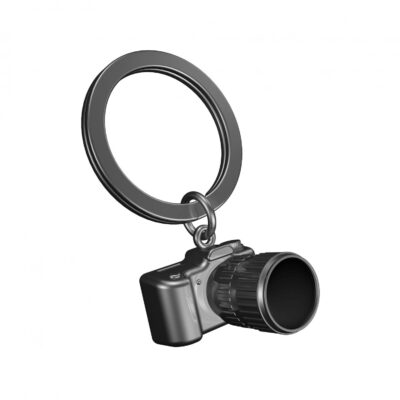Gunmetal Camera Keyring