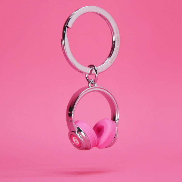 Pink Headphones Keyring - Image 4
