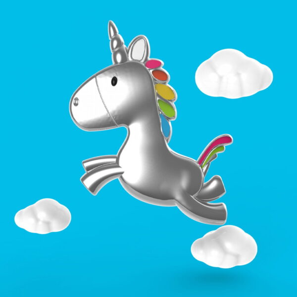 Jumping Unicorn Keyring - Image 3
