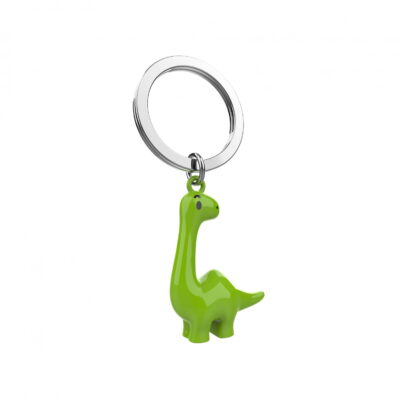 Green Dinosaur Keyring