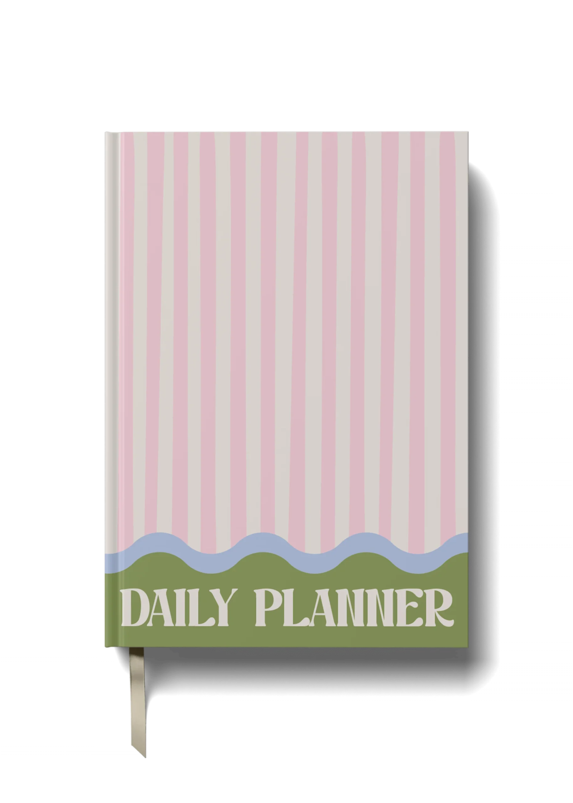 Daily Planner - Pink Stripes