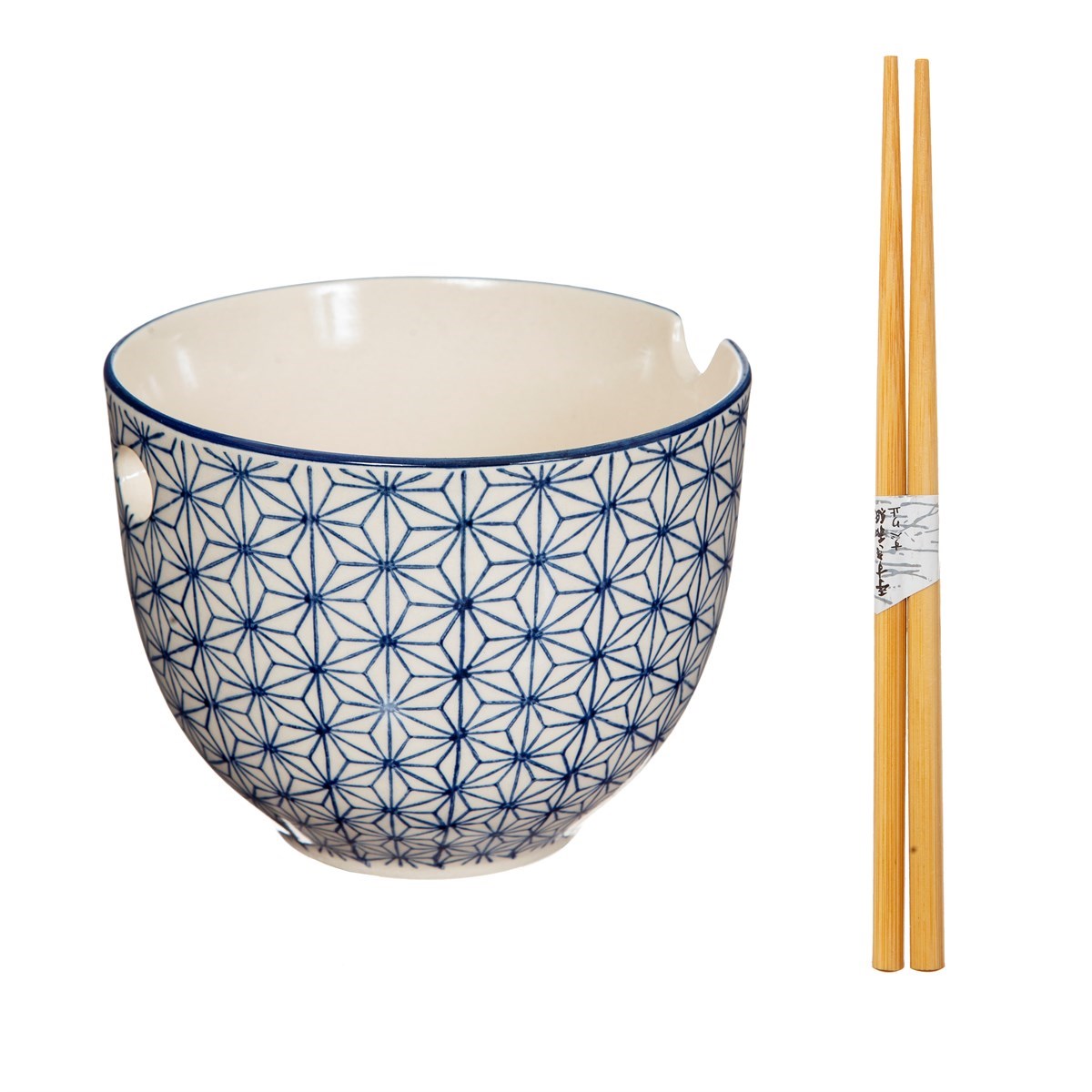 Shashiko Pattern Noodle Bowl - Image 2
