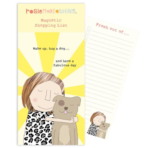 Hug A Dog Magnetic Notepad