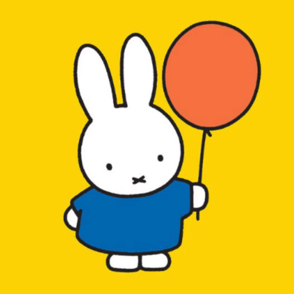 Miffy bunny with balloon