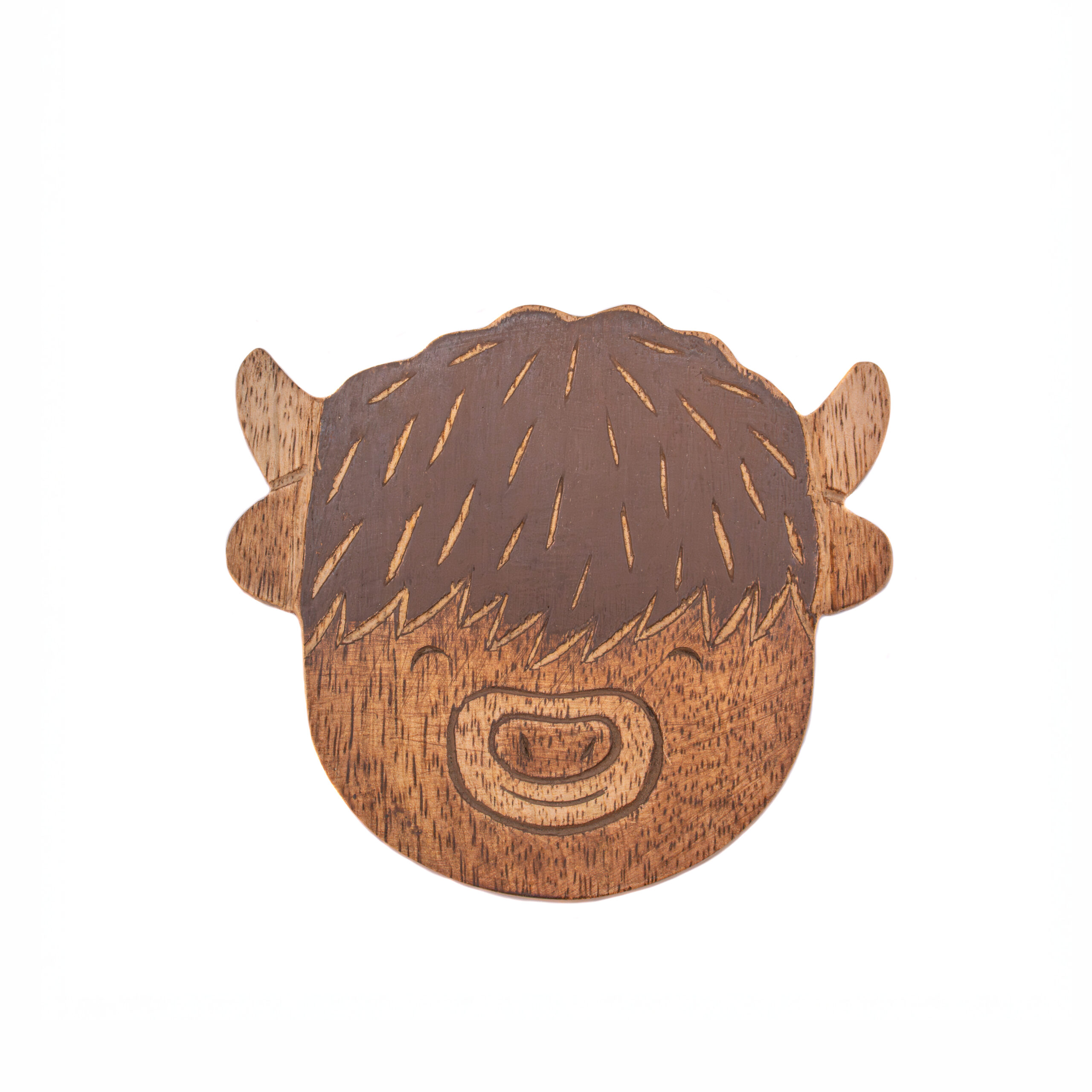 Highland Cow Wooden Coasters - Image 2