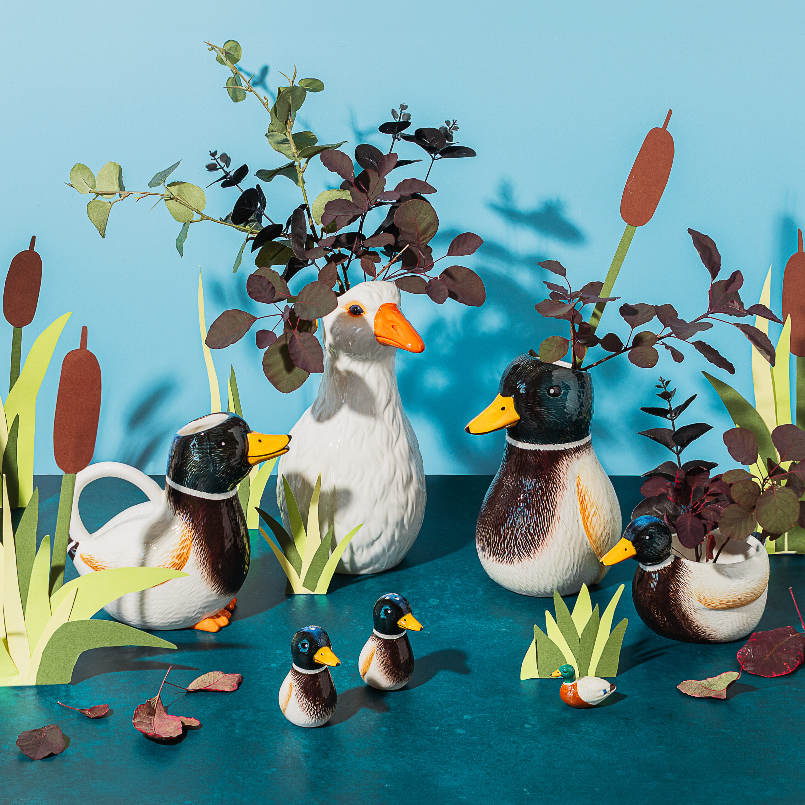 Mallard Duck Mini Planter - Image 3