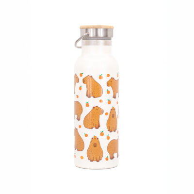 Capybara Metal Water Bottle