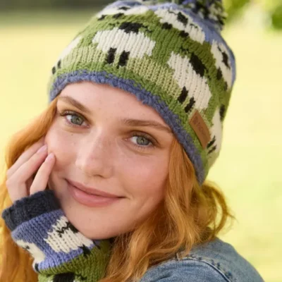 Flock Of Sheep Bobble Beanie