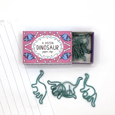 Dinosaur Paperclips