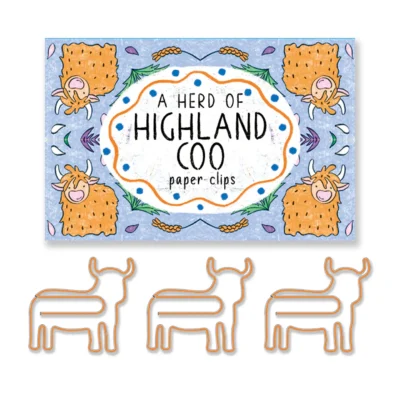 Highland Cow Paperclips