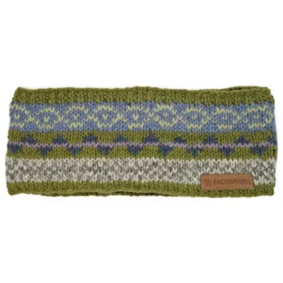 Classic Fairisle Headband Olive