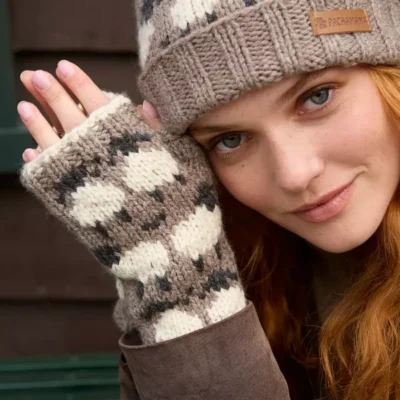 Merino Sheep Handwarmer Mushroom