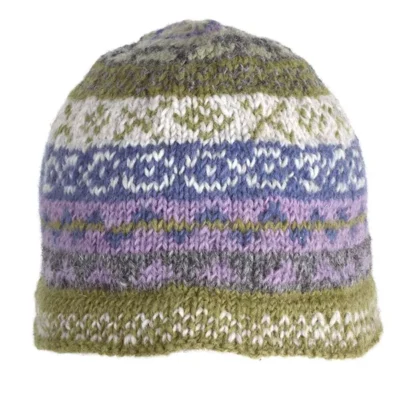 Classic Fairisle Beanie Olive