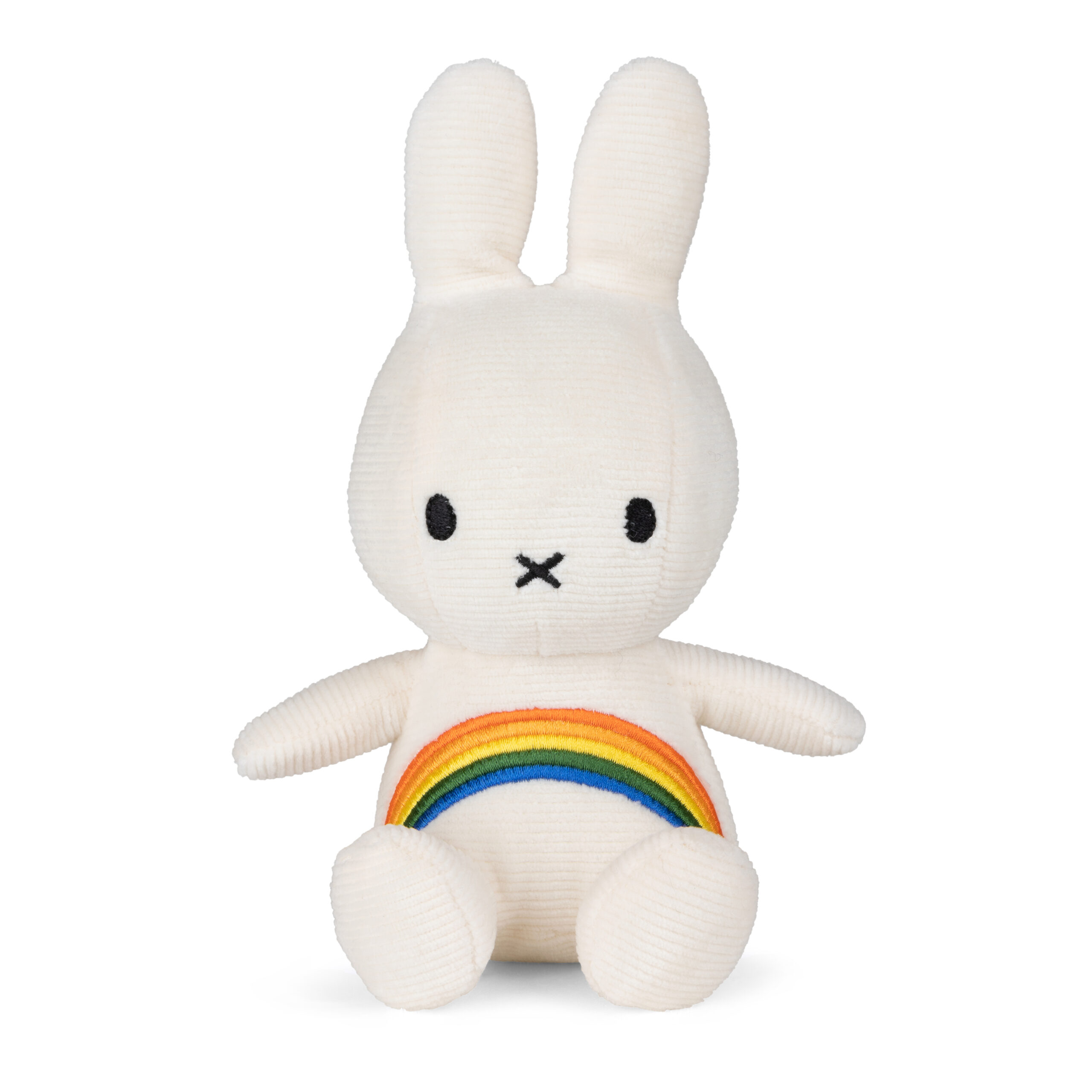 Miffy Corduroy Rainbow White 18cm