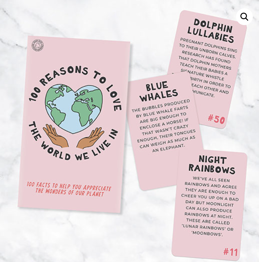 100 reasons to love to world we live in cards