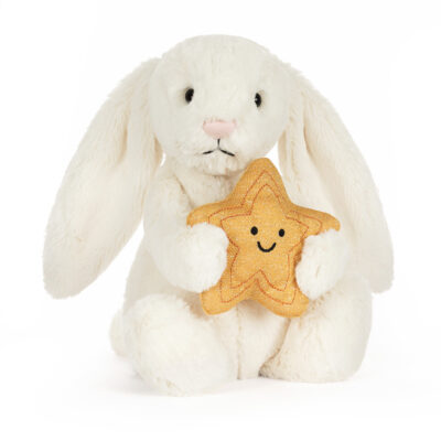 Cream Bunny With Star
